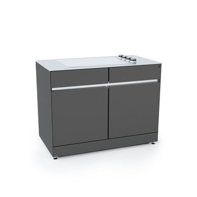 Cucina esterna con barbecue a gas