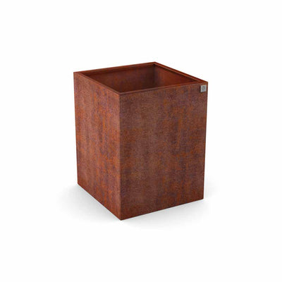 Vaso per piante con corrimano personalizzato, acciaio inox