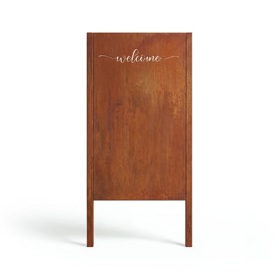 Pannello divisorio Welcome, ruggine nobile