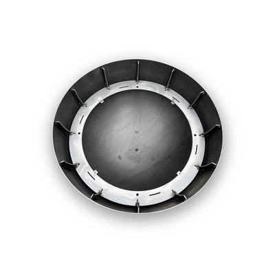 Ciotola per il fuoco con anello per grigliare Alpaufzug 100, acciaio inox