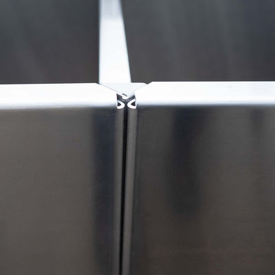 Kit letto rialzato con corrimano, acciaio inox